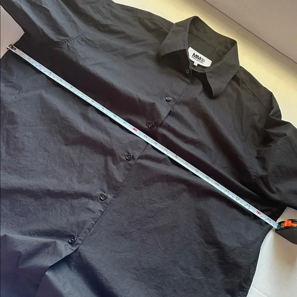 Maison Margiela organic cotton shirt black
